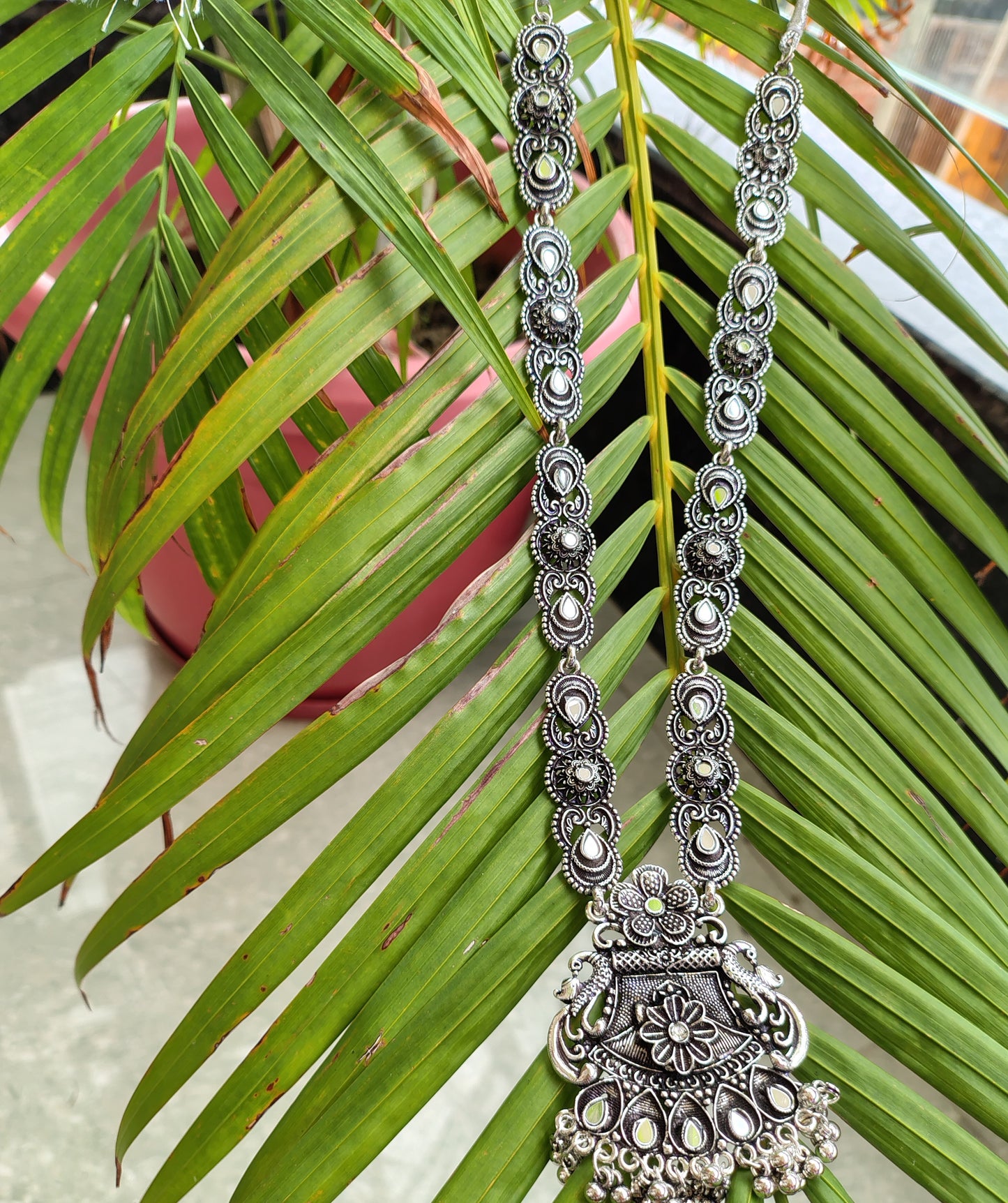 oxidized jewelry set