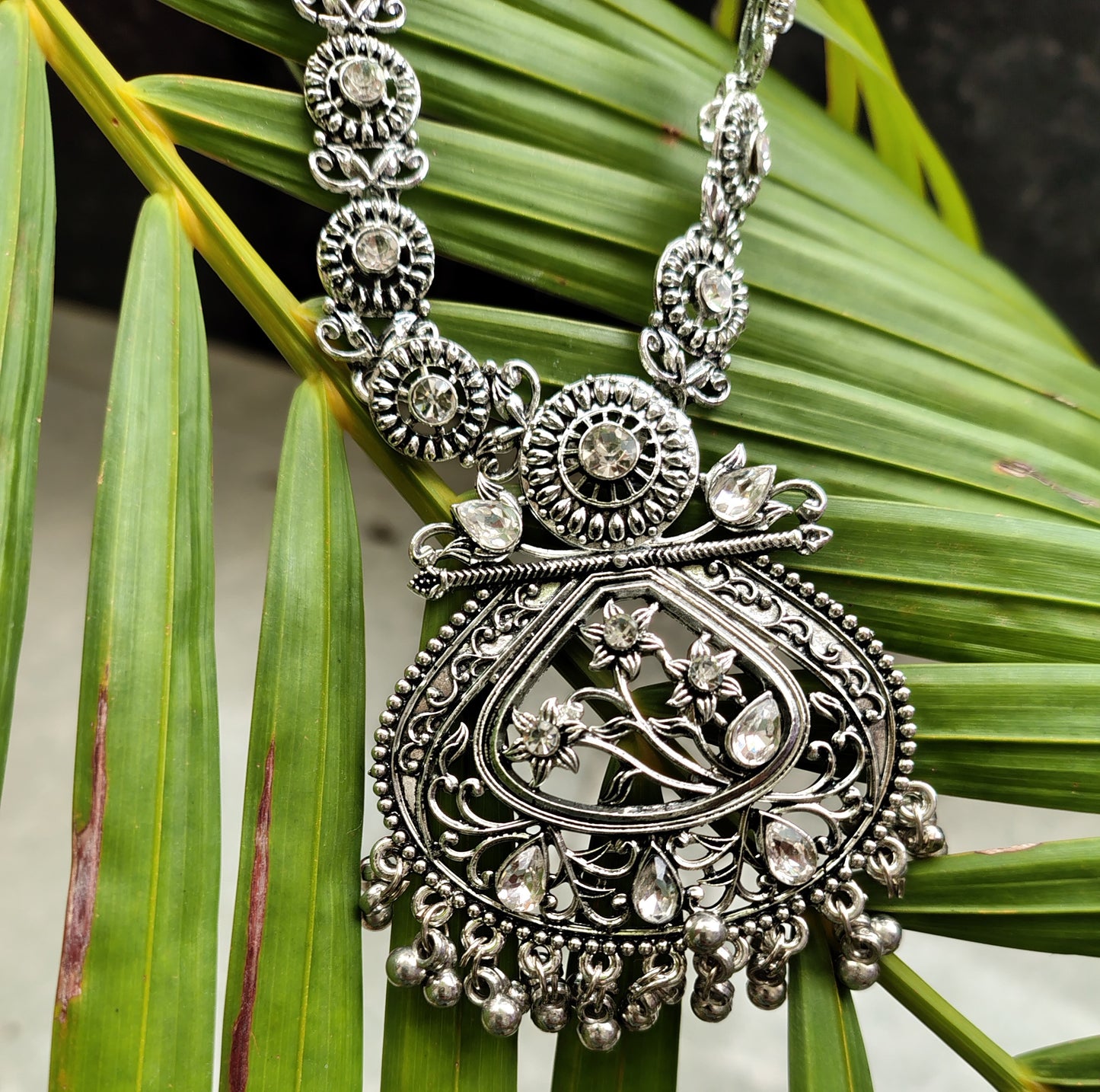 beautiful oxidized jewelry set