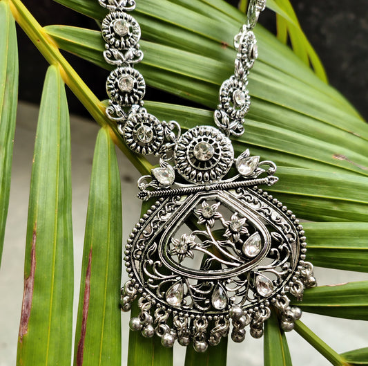 beautiful oxidized jewelry set