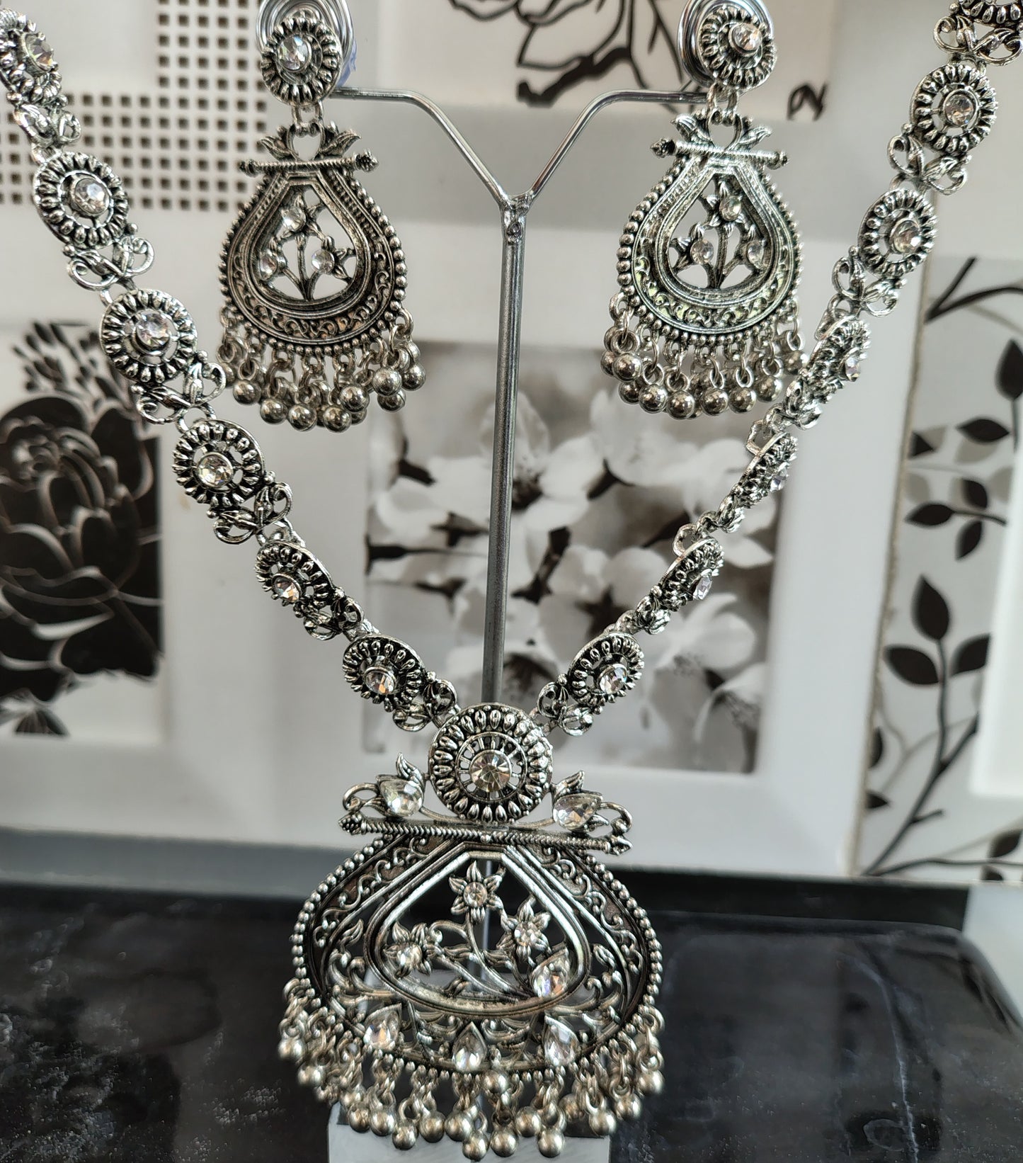 beautiful oxidized jewelry set