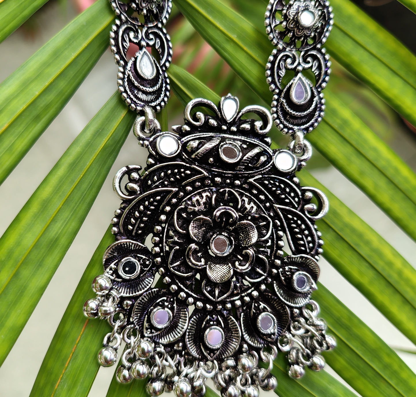 beautiful oxidized jewelry set