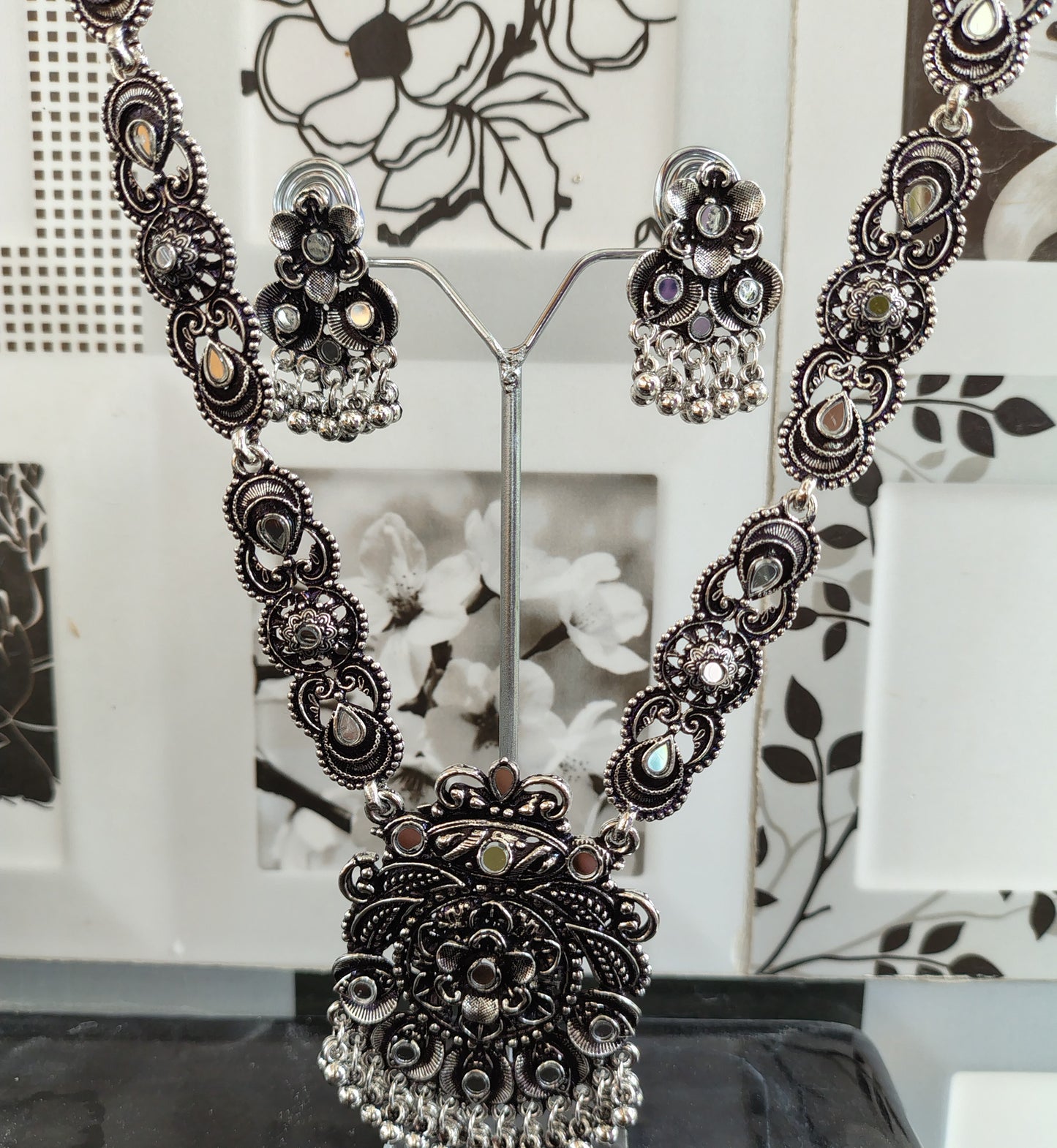 beautiful oxidized jewelry set