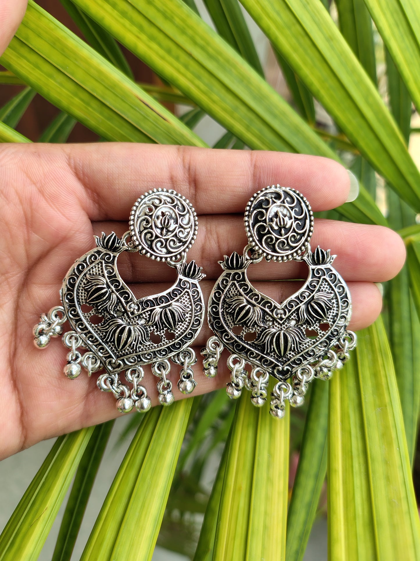oxidized earrings