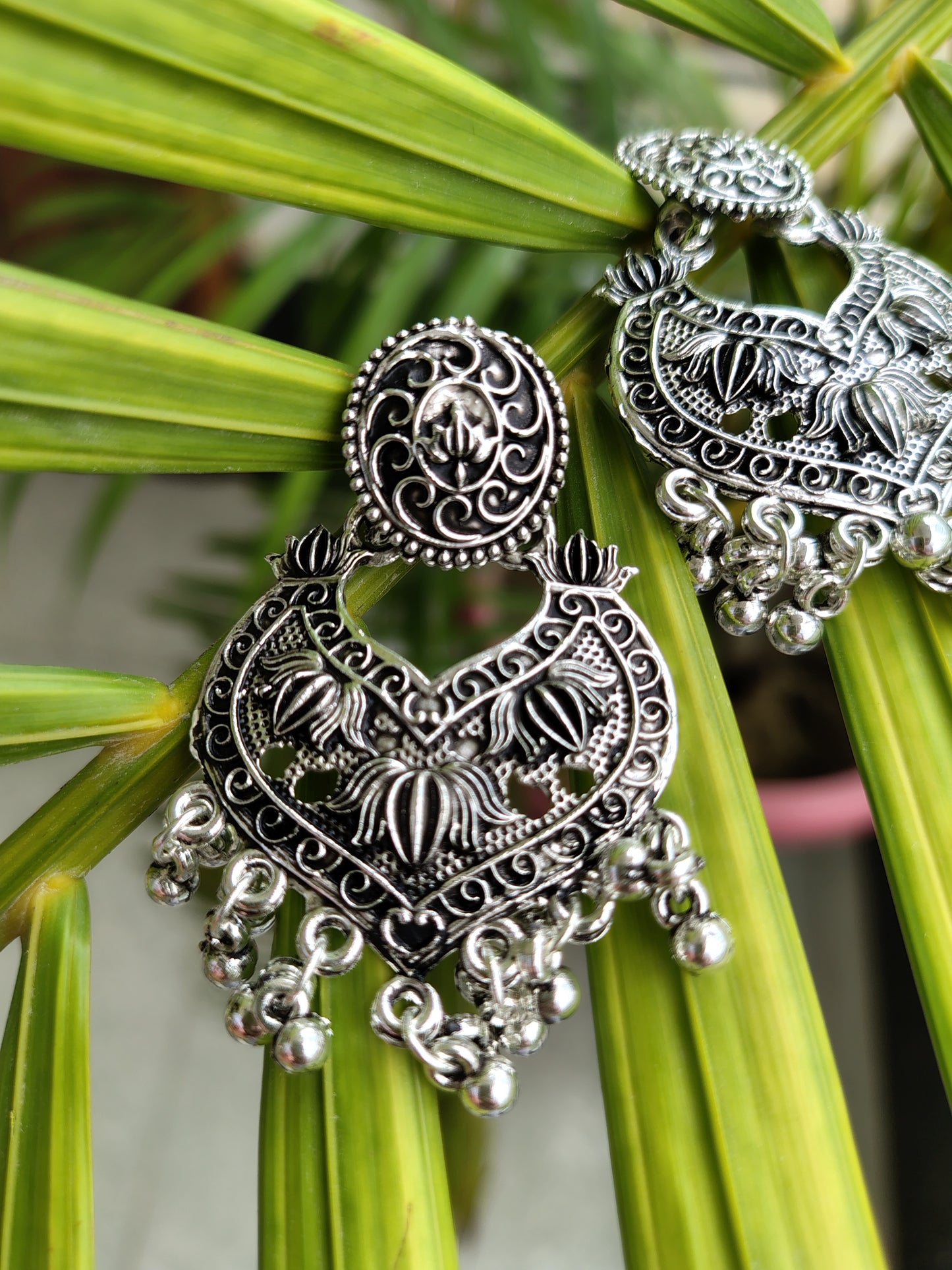 oxidized earrings
