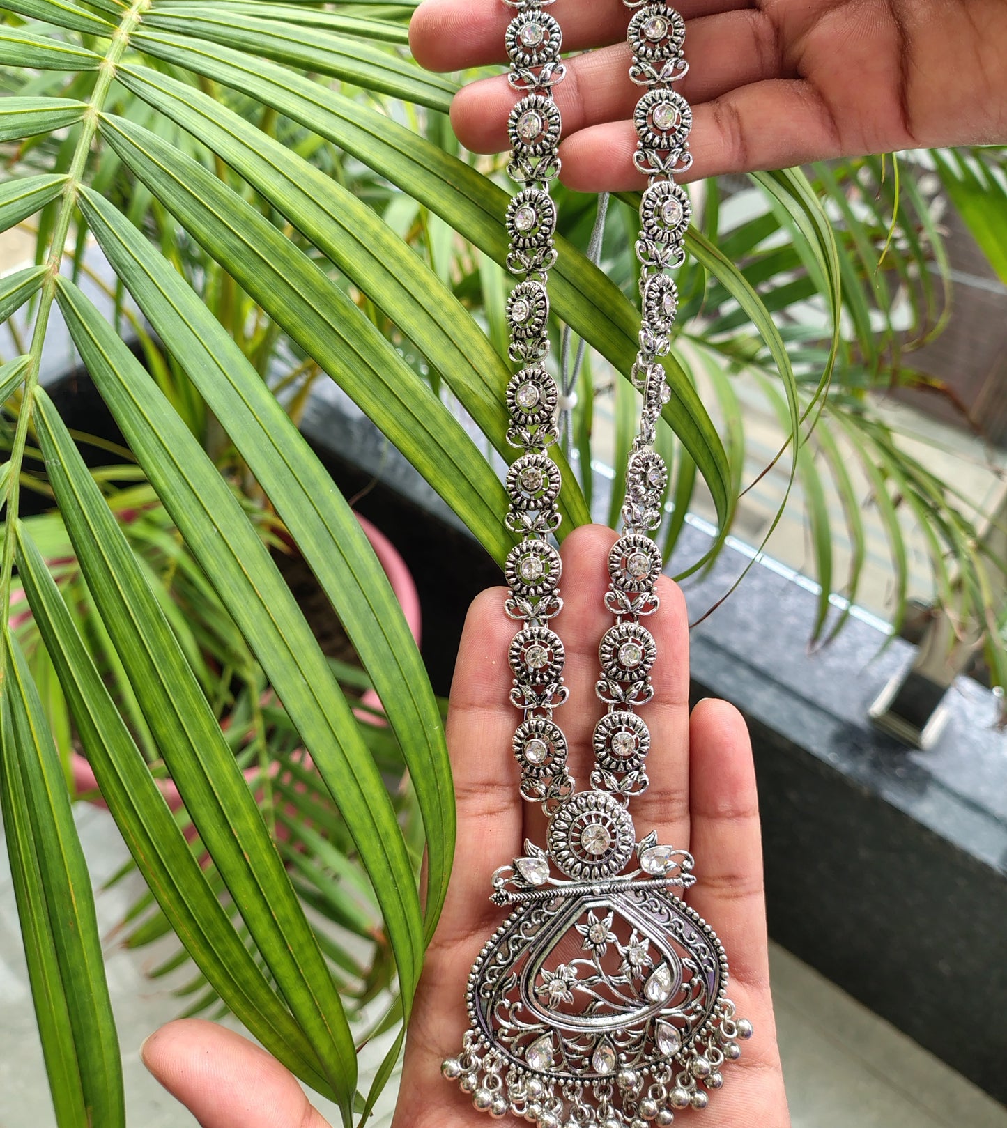 beautiful oxidized jewelry set