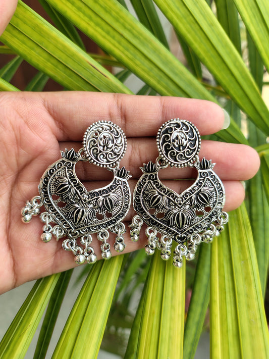 oxidized earrings